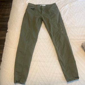 Zara green skinny pant